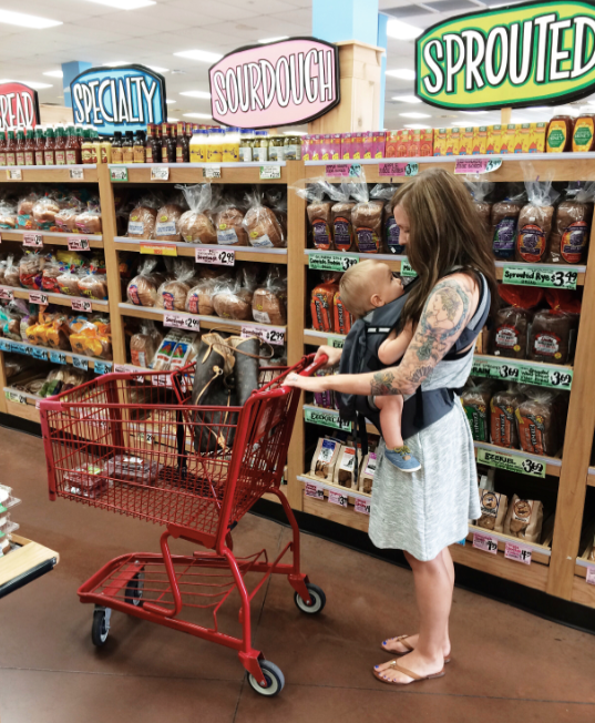 shopping cart infant seat