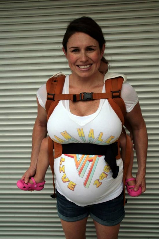 baby carrier while pregnant