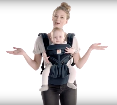 how to put on ergo baby by yourself
