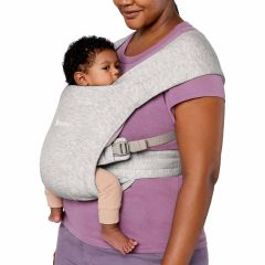 Embrace Knit Newborn Carrier - Soft Grey