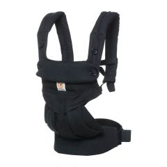 Ergobaby 360 Baby Carrier – Cotton:  Pure Black