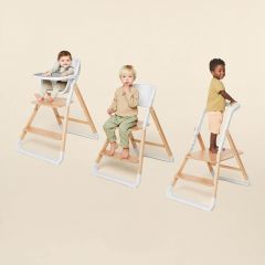Evolve High Chair System - Natural Wood 