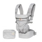 Omni 360 baby carrier: Cool Air Mesh - Pearl Grey & Detachable Pouch.