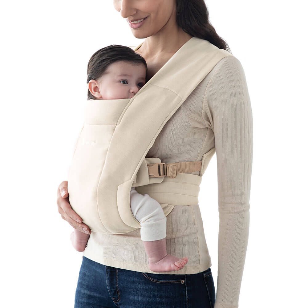 Ergobaby Embrace Newborn Carrier – Soft Knit: Cream