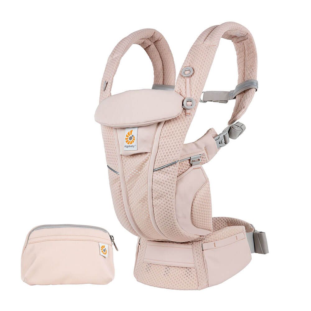Ergobaby Omni Breeze Baby Carrier – SoftFlex Mesh: Pink Quartz