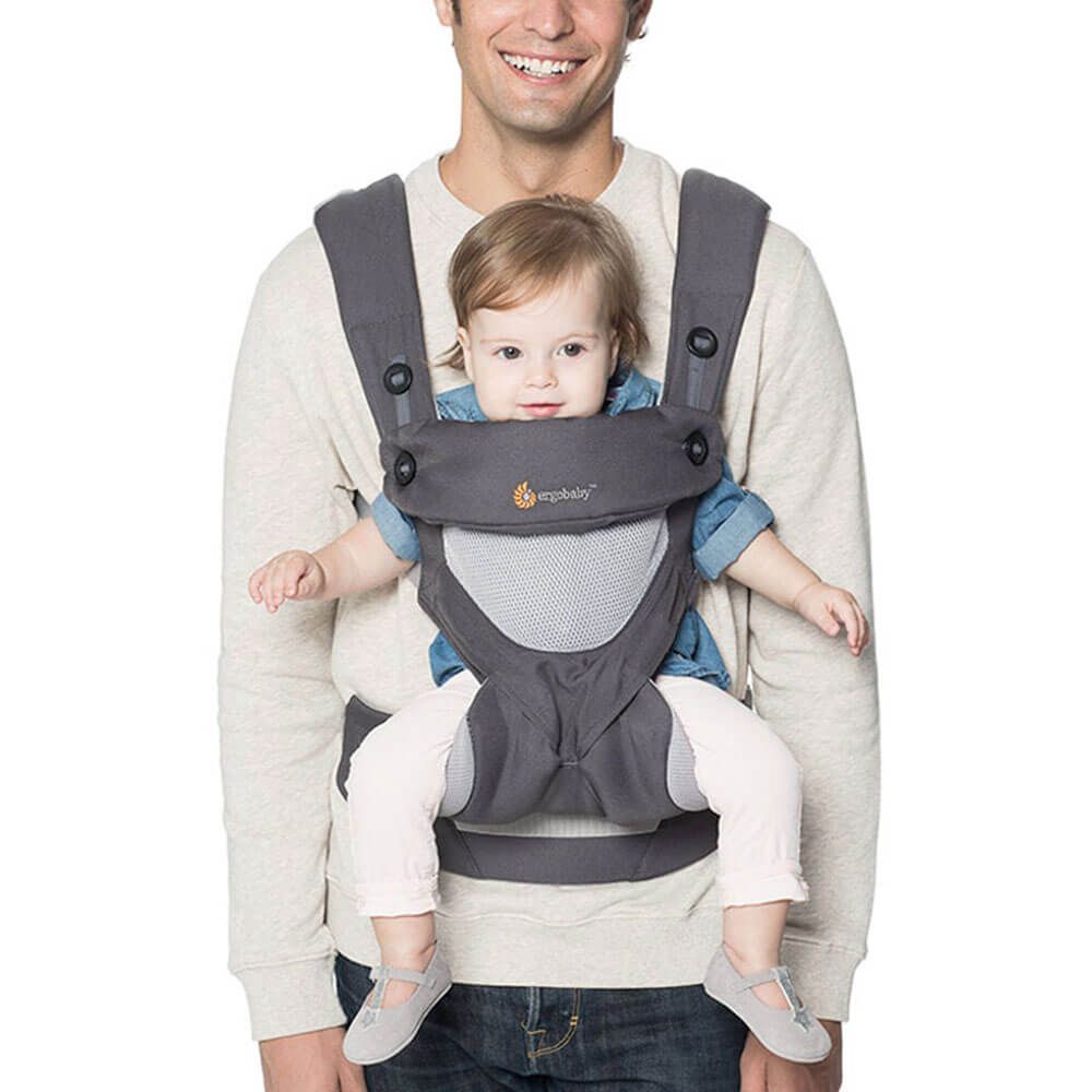 Grey 360 Mesh All Positions Baby Front Carrier | Ergobaby