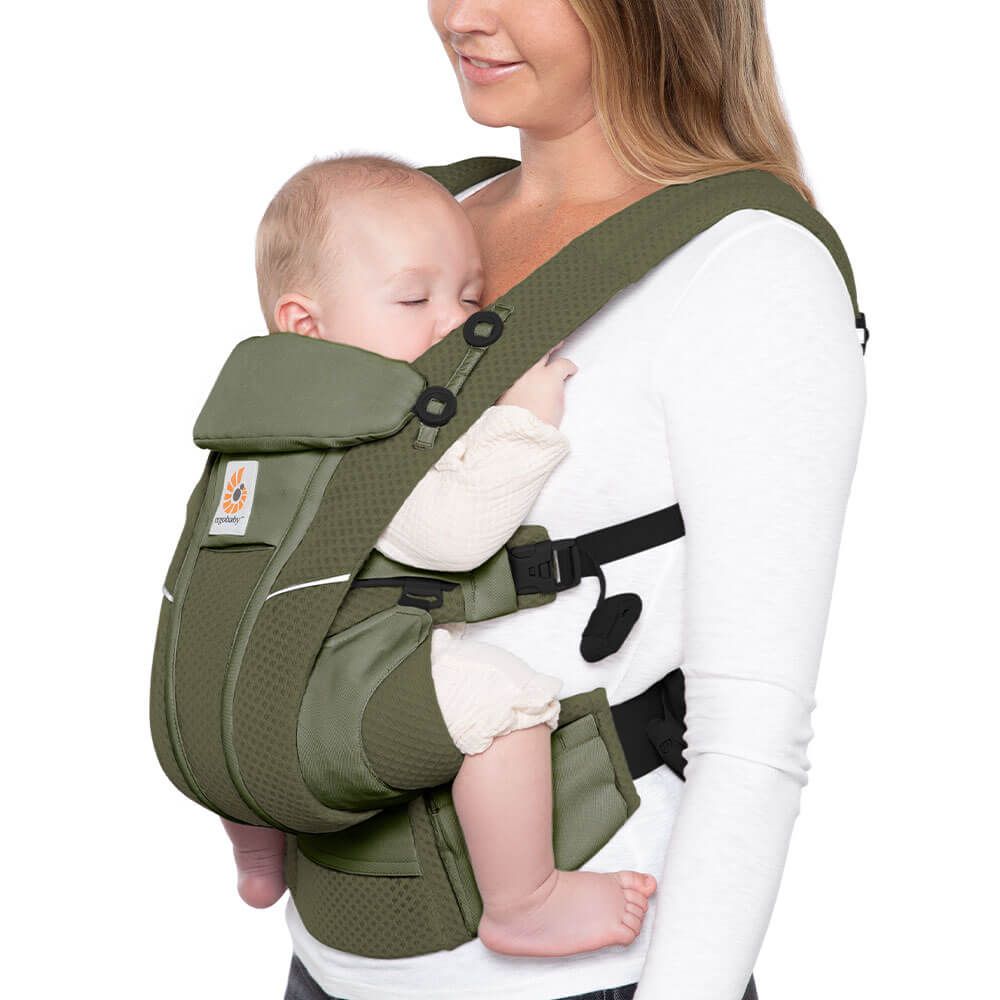 Omni Breeze Baby Carrier: Olive Green