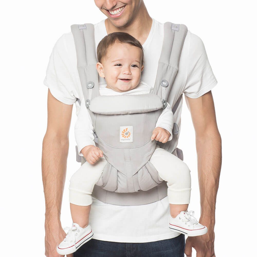 Ergobaby OMNI 360 Baby Carrier – Cotton: Pearl Grey