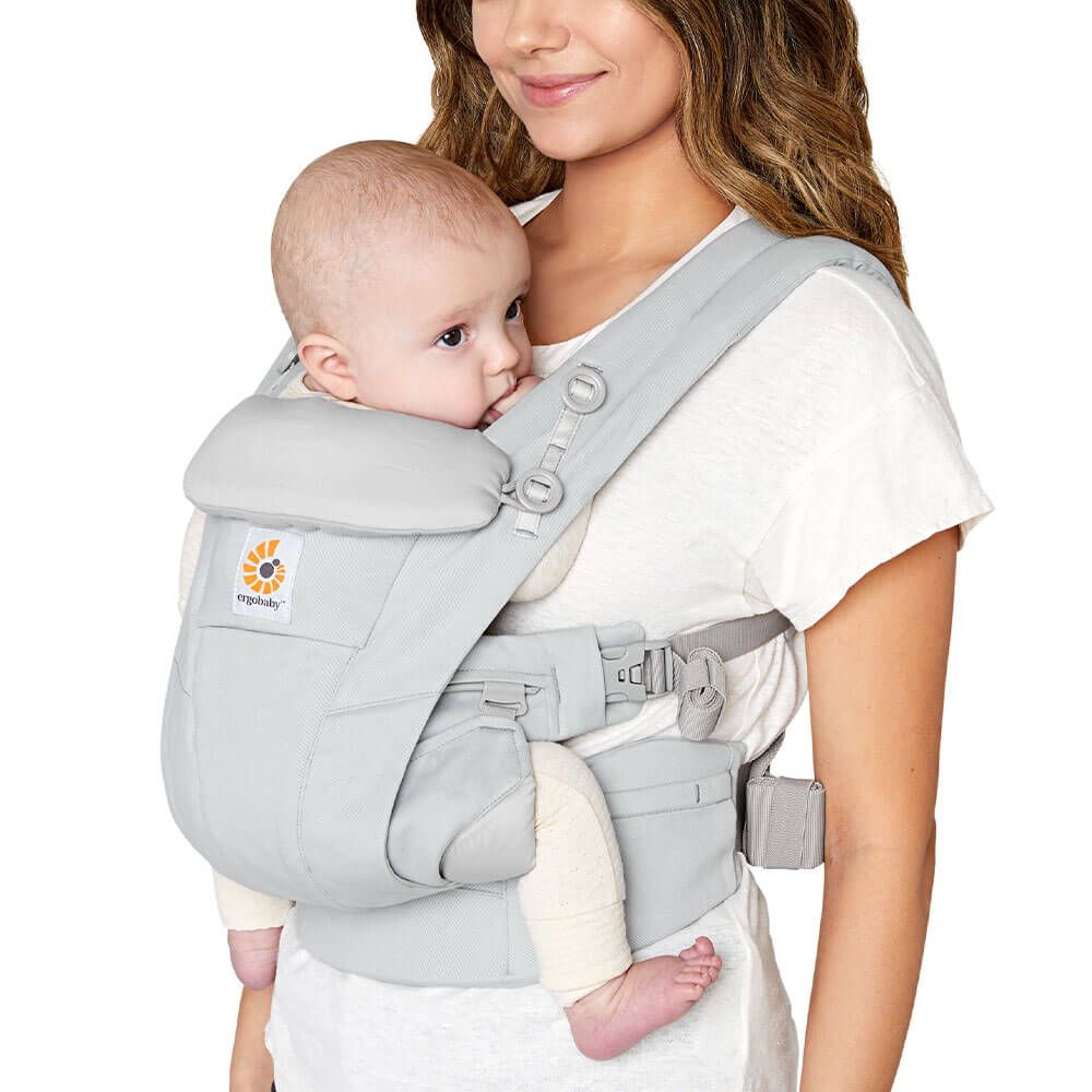 Ergobaby Omni Dream Baby Carrier – SoftTouch Cotton: Pearl Grey