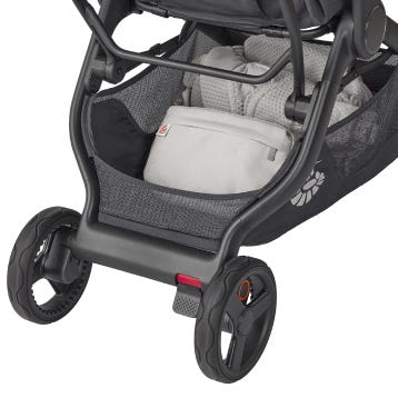 Compactly designed to fit easily in stroller basket or diaper bag