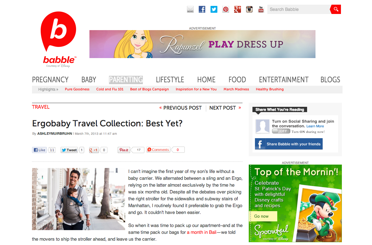 Travel Collection &quot;Best Yet&quot; on Babble