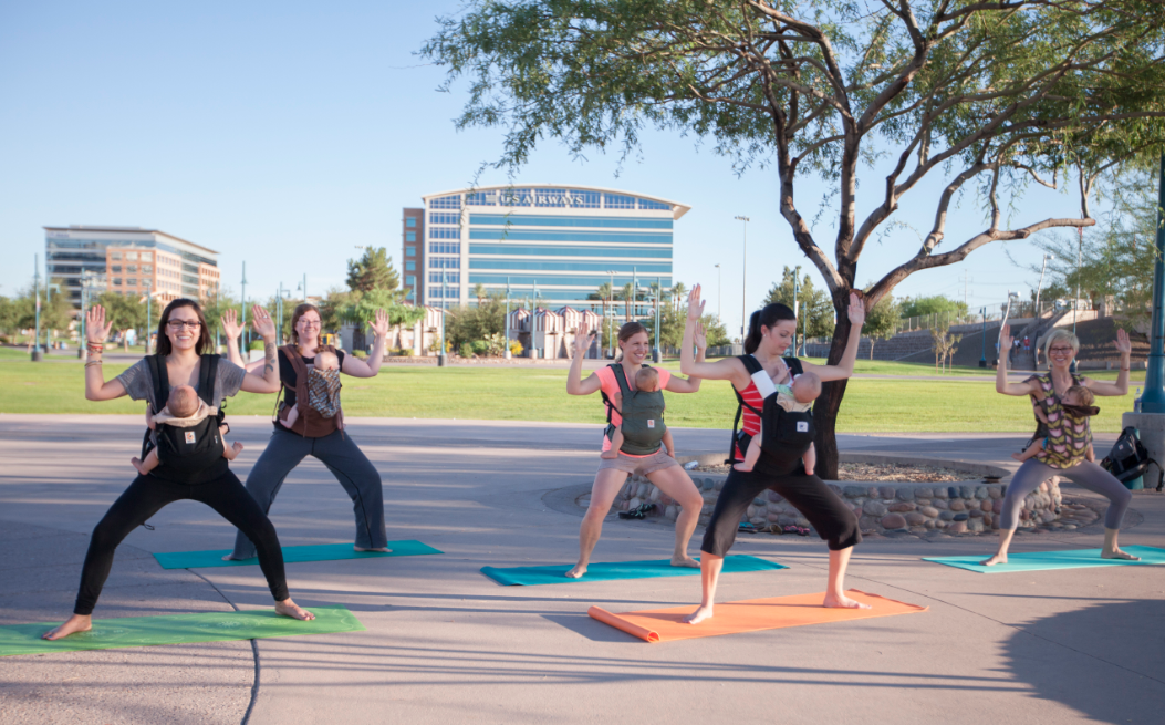 Babywearing Yoga: Precious Moments