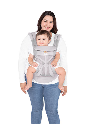Ergobaby All Position OMNI 360 Cool Air Mesh Baby Carrier - Onyx Black –  Zoesage