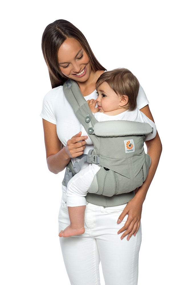 Pre-Loved Omni 360 Baby Carrier All-in-One: Cool Air Mesh- Chambray